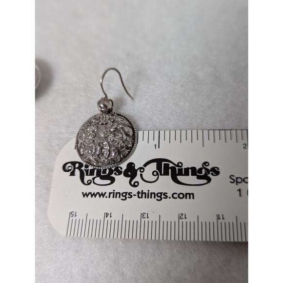 Antique Sterling silver earrings from Persia - Picture 4 of 8